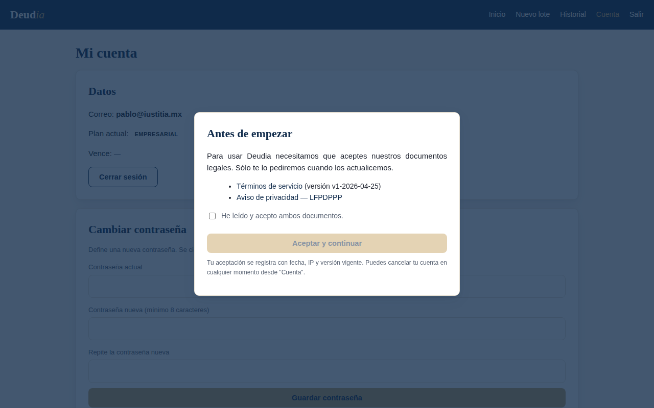 Revisa en pantalla